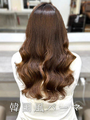 韓国風パーマ/コテ巻き風パーマ/デジタルパーマ