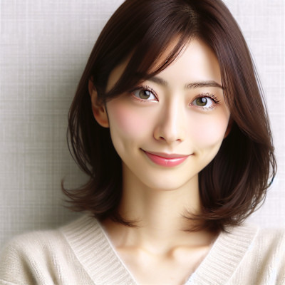 ■ナチュラルボブ大人ショートボブ前髪あり20代30代40代