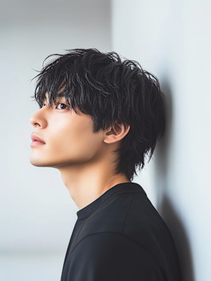 DUNO×メンズソフトウルフレイヤー