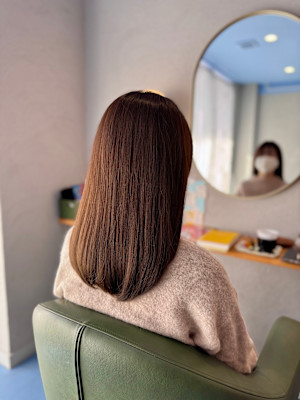 #フェミニンロング　#メルティーカラー　#オベージュ