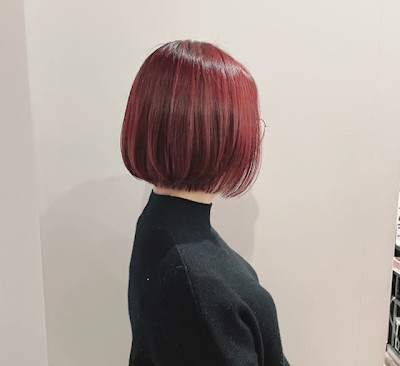 ブリーチなしのレッドボブ