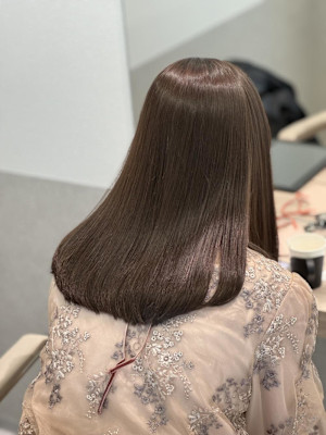 透明感ベージュカラー