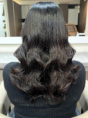 コテ巻き風パーマ