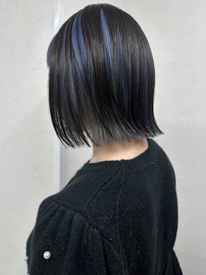 アンブレラカラー&切りっぱなしボブ♪