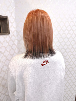 逆インナーカラー★orange