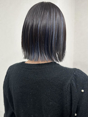 アンブレラカラー&切りっぱなしボブ♪