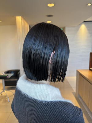 ボブ × シルバーグレージュ /コノミ.大船