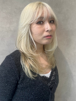 綺麗なホワイトブロンド♪