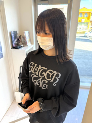◆切りっぱなしボブ◆暗髪