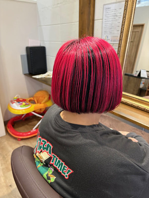 バレイヤージュデザインカラー