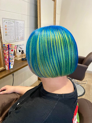 バレイヤージュデザインカラー