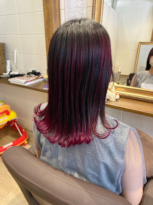 バレイヤージュカラー