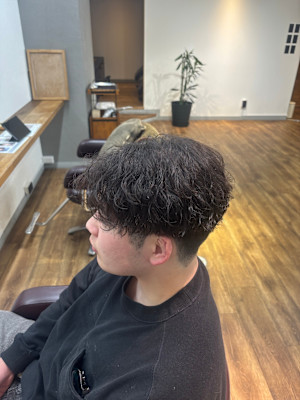 波巻きスパイラルパーマ