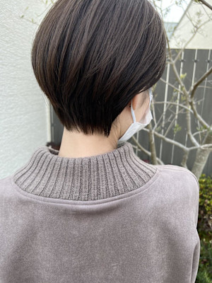 ショート／オリーブブラウン