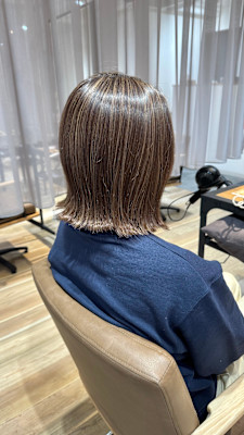 ミルクティーグレージュハイライト