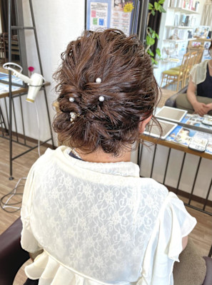 お呼ばれヘア
