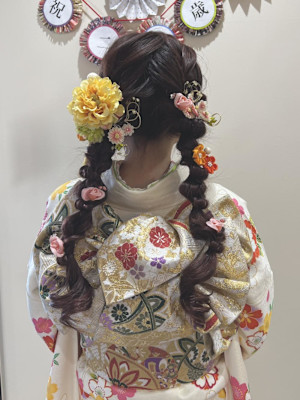 【crop es辻堂 藤田】成人式ヘア