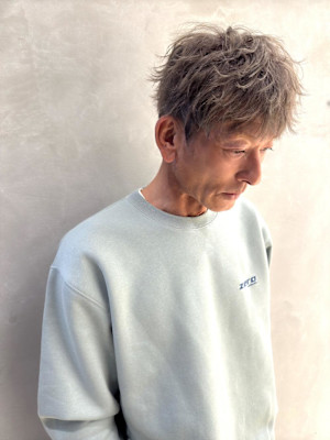 ハイトーン/白髪ぼかし/ベージュカラー