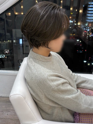 【中澤】簡単スタイリング◎　くびれショートボブ