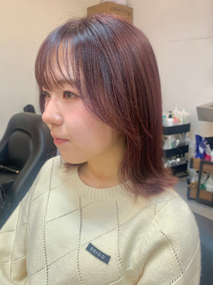 外はねボブ×美髪縮毛矯正