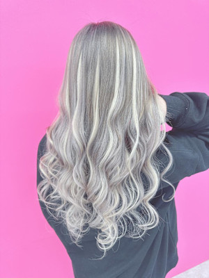 可愛さ100点！シルバー×ホワイト！