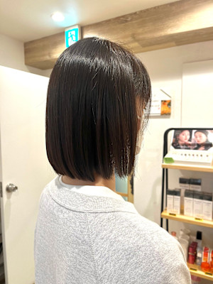 【Terrace】ミニボブ×ダークグレー