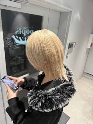 ハイトーンマッシュウルフ/メンズウルフ/ウルフカット	