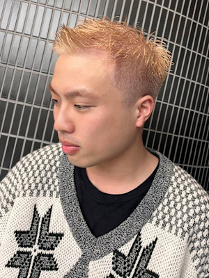 ハイトーン　ベリーショート　スパイキー