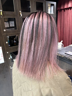 アンブレラカラー/インナーピンク/くすみピンク