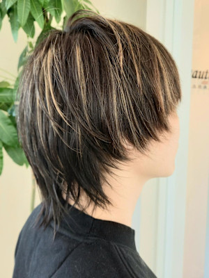 白髪ぼかしハイライト