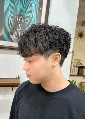 マッシュショート/メンズパーマ