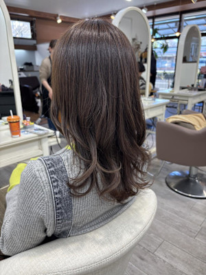 大人かわいい/セミロング