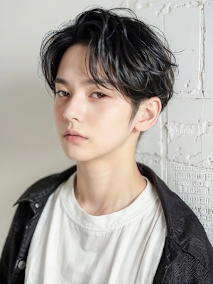 20代30代メンズセンターパート清潔感ビジネス好感度モテ髪