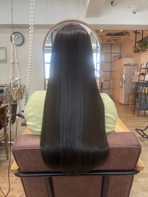 髪質改善トリートメント/酸熱トリートメントでツヤ髪ツヤカラー