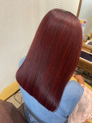 髪質改善トリートメント/酸熱トリートメントでツヤ髪ツヤカラー