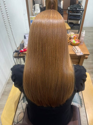 髪質改善トリートメント/酸熱トリートメントでツヤ髪ツヤカラー