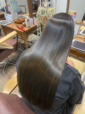 髪質改善トリートメント/酸熱トリートメントでツヤ髪ツヤカラー