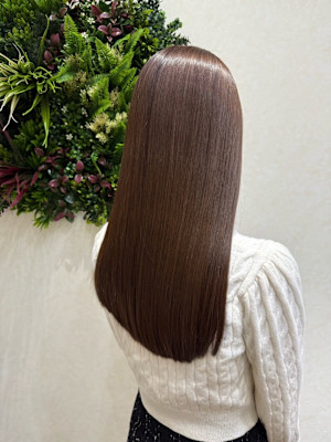 髪質改善トリートメント/酸熱トリートメントでツヤ髪ツヤカラー