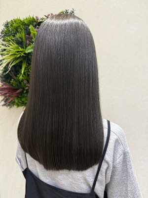 髪質改善トリートメント/酸熱トリートメントでツヤ髪ツヤカラー