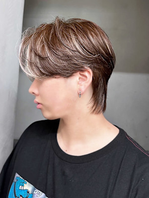 マッシュ短髪オーガニックカラー_ba517421