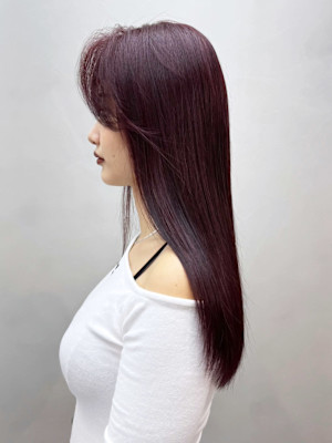 秋色ピンクヘアー透明感カラー_ba532211