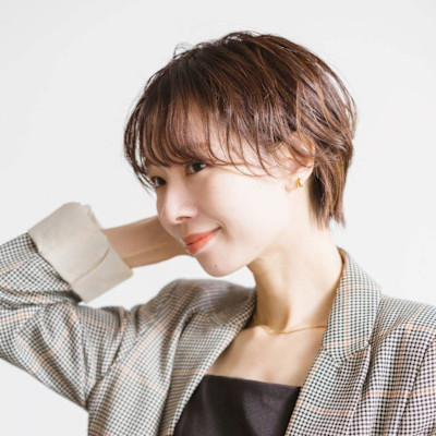 マッシュショート×ハンサムショート