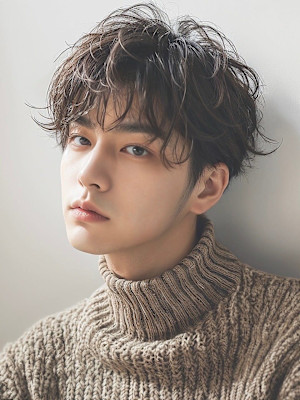 ナチュラルパーマスタイル