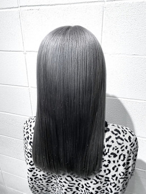 くびレイヤーボブルフネビージュ小顔ワンレンこなれミディ