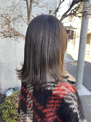 赤み消しグレージュボブ