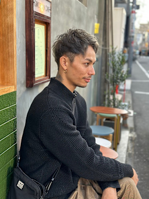 シルバーメンズショート