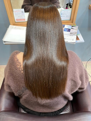 【MICHI 富田店　古作蓮】髪質改善ストレート　縮毛矯正