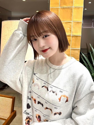 中韓ヘア＊艶髪＊パールベージュ【Zina北千住】