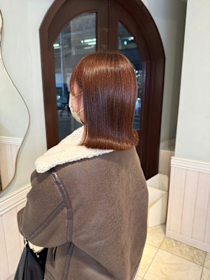 切りっぱなしカット