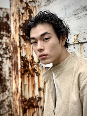 【大村指名】メンズパーマ/オールバック/ニュアンス